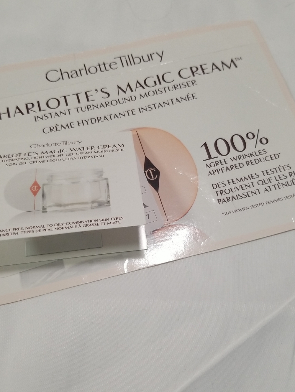 Charlotte Tilbury Magic Cream Samples